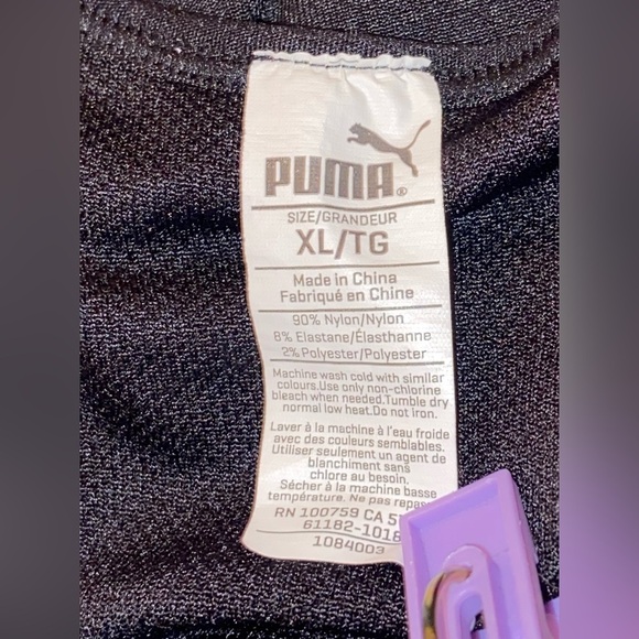 Women’s PUMA black cross back Sports Bra size XL - Picture 3 of 8